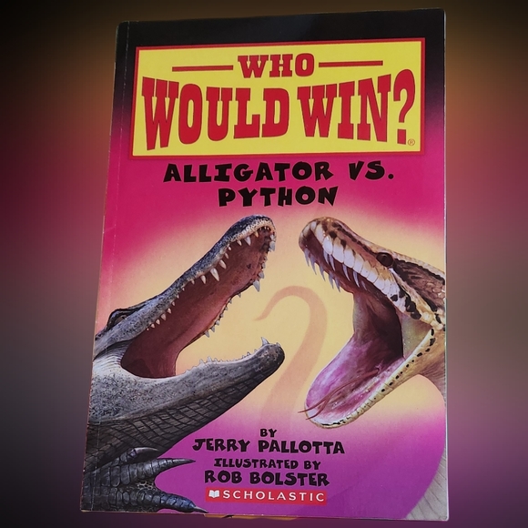 #KB4 Who Would Win? Alligator VS Python Children’s Educational Book - Picture 1 of 2